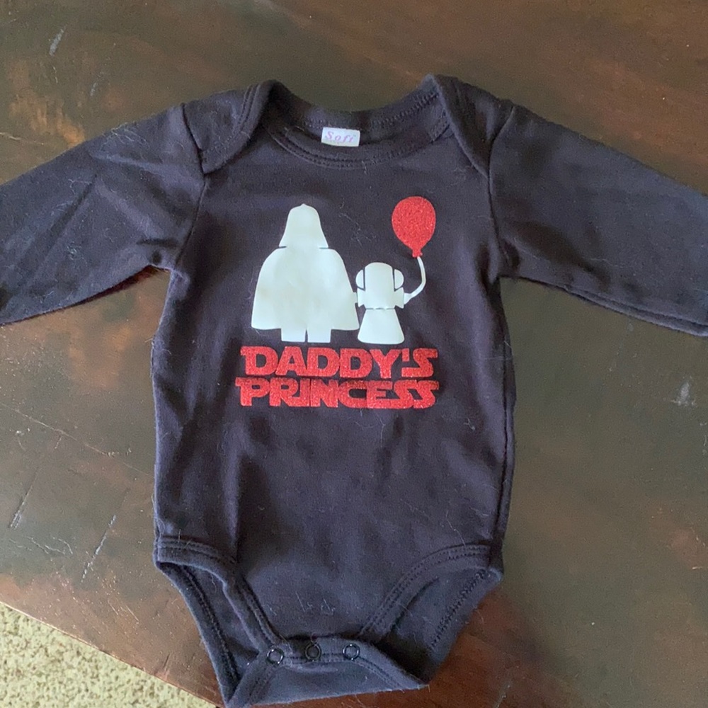 Star Wars baby onesie